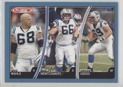 2007 Topps Total Blue Mike Wahle Will Montgomery Jordan Gross #279 Rookie RC - Image 1 of 2