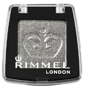 Rimmel Colour Rush mono eyeshadow 080 Glitzed new silver - Picture 1 of 2