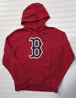 Boston Red Sox Hoodie Mens Small Red MLB Baseball Nike Pullover Sweatshirt - Image 1 of 3