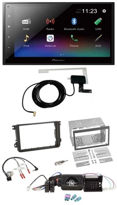 Pioneer DAB Lenkrad Bluetooth 2DIN USB Autoradio für VW Amarok Beetle EOS Caddy - Bild 1 von 4