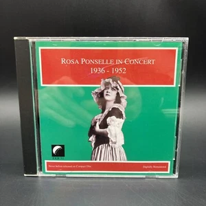 Rosa Ponselle in Concert by Rosa Ponselle (CD, Aug-1995, Eklipse) - Bild 1 von 4