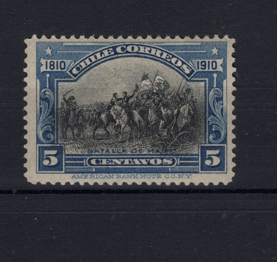 CHILE 1910 Sc.86 Maipo Battle 5 cts Independance Centenary MH - Image 1 of 1