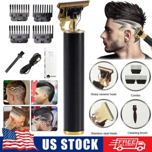 Cordless Hair Clipper Beard Trimmer – Rechargeable Electric Haircut Shaver - Picture 1 of 18