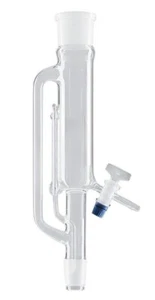 ABGIL BOROSILIKATGLAS STECKHAHN MIT SEITLICHEM ABSPERRHAHN - Bild 1 von 3