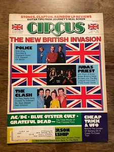 Zirkuszeitschrift 31. Mai 1981 The Clash + Judas Priest Plakat POLIZEI - Bild 1 von 4