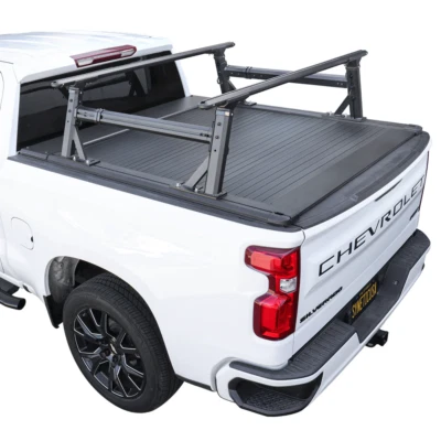 For 2007-25 GMC Sierra 1500 5.8ft Auto Retractable Tonneau Cover w/Adjust Rack01 — 第 1/4 张图片