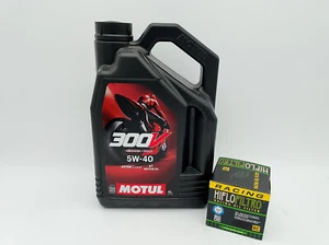 Aceite Motul 300V 5W40 / filtro de aceite especial Aprilia 1100 V4 Tuono todos a partir del año 15 - Imagen 1 de 1