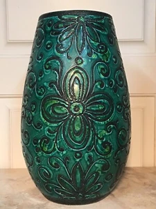 GRANDE Vaso Raymor Moderno Alvino Bagni Flower Studio Ceramica Italia 17"" - Foto 1 di 11