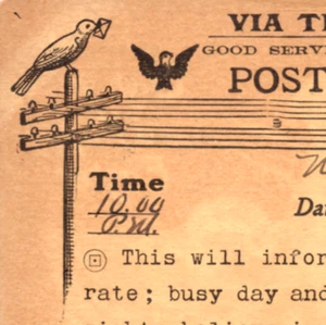 Post Tell-Gram Middletown NY c1905 Postal Telegram Estilo Humor - Imagen 1 de 4