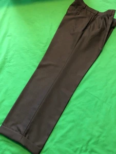 Louis Raphael Rosso Expandable Waist Men's 38 X 30 L Quality Pants Pleated Front - Picture 1 of 8