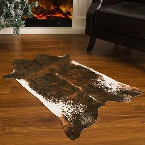 Kleiner Kuhfell Teppich 2,3x3,6ft Faux Kuhfell Teppich Western Wanddeko Niedliches Tier... - Bild 1 von 7