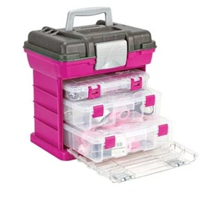 Very New Deep Pro-Latch Organizers Magenta Gray Medium Adjustable Compartments - Bild 1 von 3