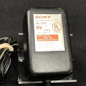 Sony AC Power Adapter Supply Model AC-905 120V 60HZ 10W Genuine OEM Tested - Picture 1 of 3
