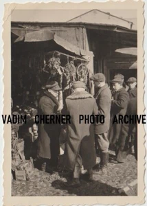 Antigua Polonia Occidental Bielorus Foto Original Segunda Guerra Mundial Mercado Escena  - Imagen 1 de 1