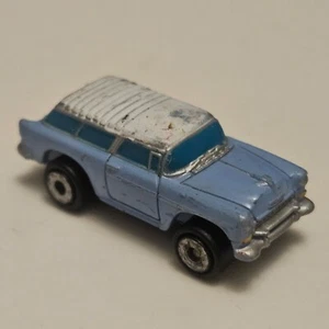 Micro Machines Chevrolet '55 Chevy Nomad Blue White - Picture 1 of 7