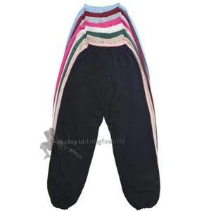 Pantaloni kung fu tai chi misto cotone morbido Wushu arti marziali wing chun pantaloni - Foto 1 di 21