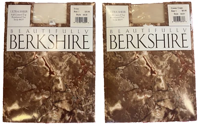 2 Pantimedias Beautifully Berkshire Ultra Transparente con Control Completo Top Talla 1 Estilo 4419 Foto 1 de 4