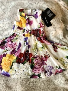 NWT Dolce & Gabbana Girls Dress Size 12/18 - Picture 1 of 8