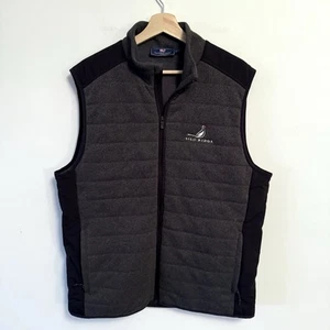 Vineyard Vines Silo Ridge Field Club NYC Full Zip Performance Fleece Vest – L - Picture 1 of 4