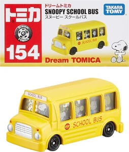 Takara Tomy Dream Tomica No.154 Snoopy School Bus From Japan - Picture 1 of 5