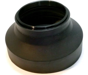 58mm screw in Rubber Lens Hood Shade Collapsible 3-way 70-210mm telephoto - Picture 1 of 8
