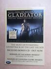 Gladiator soundtrack Advertisement  6x4inch Modern Postcard (file E14)