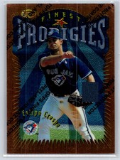 1996 Topps Finest #217 Felipe Crespo Prodigies  BRZ, PROD Toronto Blue Jays