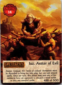 Spellfire 4a Edizione Iuz, Avatar del Male 488/500 - Foto 1 di 1