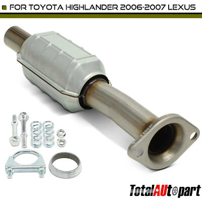 Catalytic Converter for Toyota Highlander 2006-2007 Lexus RX400h 2006-2008 Rear - Image 1 of 4