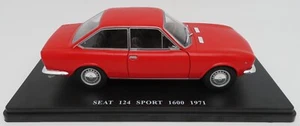 HACHETTE 1/24 Seat 124 Sport 1600 1971 Red IN Blister Box - Picture 1 of 6
