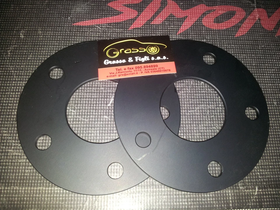 Coppia Distanziali Ruota PORSCHE AUDI VW 5X130 X 71,5 5mm Wheel Spacers  B 5 mm - Immagine 1 di 1