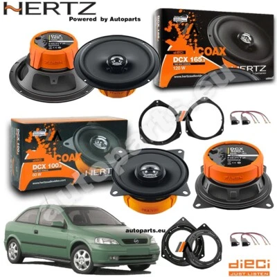 Kit 6 Casse Altoparlanti Hertz Anteriori e Posteriori per Opel Astra G dal 1998 - Immagine 1 di 4
