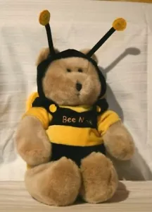 NEW RARE 20" 9TH EDITION STARBUCKS BEARISTA JUMBO BEE BEAR PLUSH COLLECTIBLE NWT - Foto 1 di 4