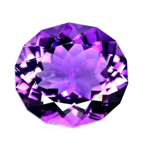 21,00 KT AUSGEFALLENER OVALER AMETHYST TOP QUALITÄT UNBEHANDELT LEBENDIG LILA aus BOLIVIEN - Bild 1 von 3