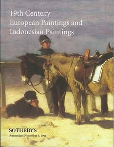 SOTHEBY’S Amsterdam 19C European Indonesian Paintings Auction Catalog 1996  - Picture 1 of 1