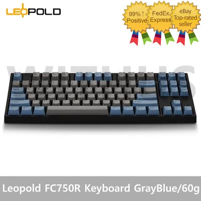 Leopold FC750R OE High-End Mechanical Keyboard GrayBlue/60g-Black/ENG,KOR - Image 1 of 4