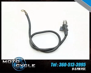 2002 02 KAWASAKI ZX6R ZX 600 ZX6 ZX6-R ZZR600 BATTERY GROUND CABLE WIRE K147 - Picture 1 of 4