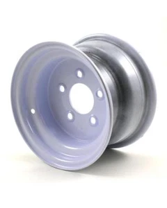 Rueda campana blanca 10X6 5 tacos 4,5" - Imagen 1 de 2