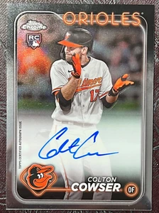 2024 Topps Chrome - Rookie Autograph #RA-CC Colton Cowser Orioles - Bild 1 von 2