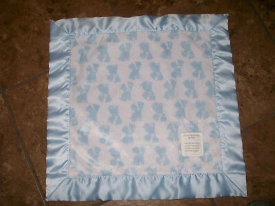 Cobertor Carters Child of Mine azul pequeno da minha segurança cachorro Minky Baby Lovey  - Imagem 1 de 3