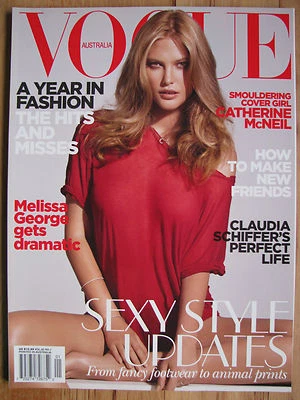 2010 Vogue AUSTRALIA Catherine McNeil KIM Noorda Melissa George Rosie Whiteley - Image 1 of 4