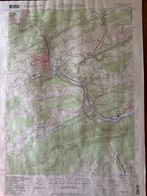 Lehighton - Carbon County - USGS Topographical Geographical Quadrangle Map - Image 1 of 3