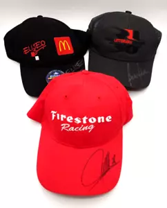 3 sombreros vintage firmados por IndyCar Vy Ryan Hunter-Reay Eliseo Salazar Bobby Rahal - Imagen 1 de 20