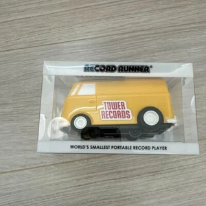 Record Runner Player Tower Records Portable JAPAN Wagon Bus VERY RARE OAK STOKYO - Picture 1 of 2