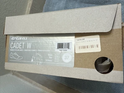 Zapatos de ciclismo de carretera Giro Cadet W - para mujer talla 6 - EU 37 - negros [spu] Foto 1 de 4