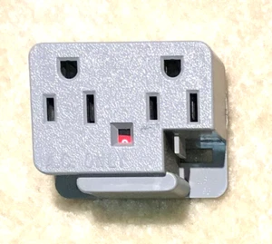 HAWORTH PRD TRI-CIRCUIT DUPLEX RECEPTACLE, SINGLE, E-E-F-G and W SERIES Cublcle - Picture 1 of 6