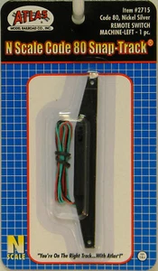 NEW N Atlas #2715 Code 80 LH Remote Switch Machine - Bild 1 von 1