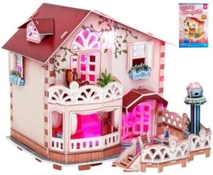 Puzzle 3D CASA DELLE BAMBOLE HOLIDAY DOLLHOUSE 114 pezzi - Foto 1 di 5