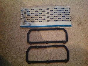 1988 1993 FORD & MERCURY 3.8L V6 VALVE COVER GASKETS PAIR NEW OEM - Bild 1 von 2