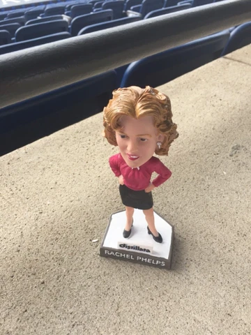 Rachel Phelps Major League Akron Rubberducks Bobblehead Giveaway Cover
